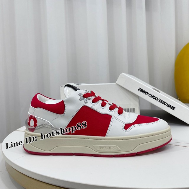 JIMMY CHOO高端女鞋 吉米周聯名款FLORENT情侶款運動鞋 dx3433